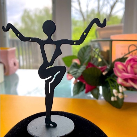 ✨LAST ONE _ BLUE 💙✨Geometric toned Charm Stones Earrings✨🏷✨ - Picture 9 of 9